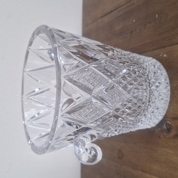 Mikasa Vintage Lead Crystal Ice Bucket – Diamond Cut Pattern with Handles - Picture 7 of 8